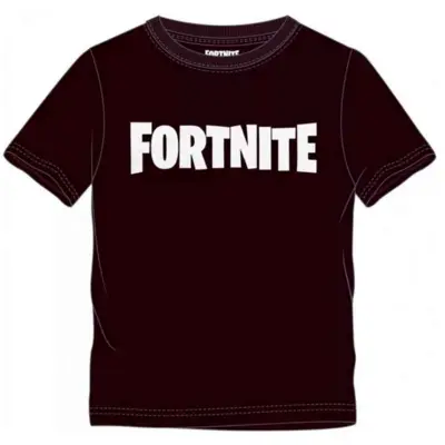 Fortnite Kortærmet T-Shirt Logo Sort