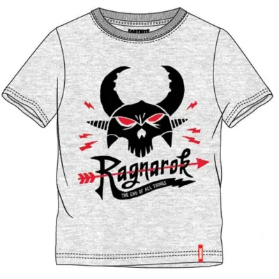 Fortnite Kort T-Shirt Ragnarok Grå