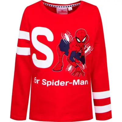 Spiderman T-Shirt Rød S for Spider-man