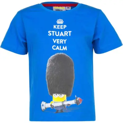Minions Kortærmet T-shirt King Blå