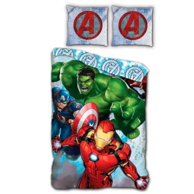 Avengers Flannel Sengetøj 140x200