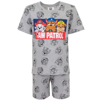 Paw Patrol Sommer Pyjamas Grå