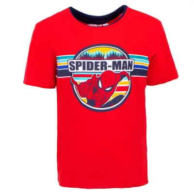 Spiderman Kortærmet T-Shirt Rød