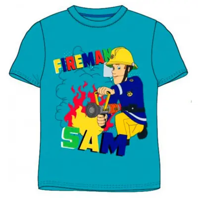 Brandman Sam Kort T-Shirt Blå