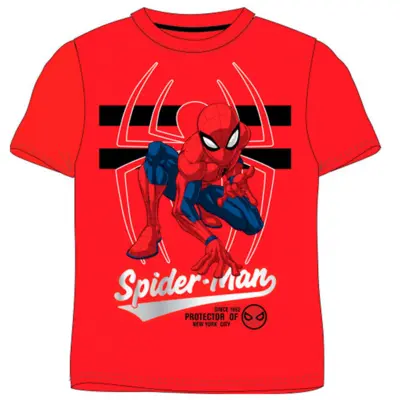 Spiderman Kort T-Shirt Rød