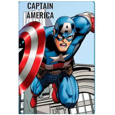 Avengers Fleecetæppe 100x150 Captain America