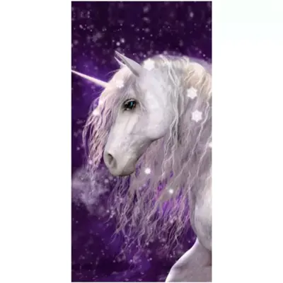 Badehåndklæde Unicorn 70x140