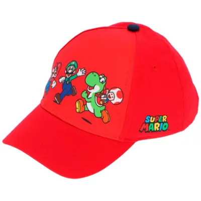 Super Mario Kasket Rød 52-54 cm