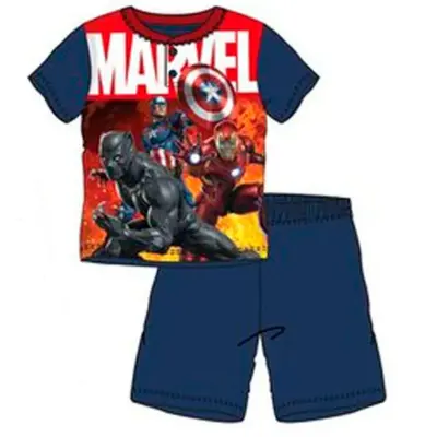 Marvel Avengers Kort Pyjamas Blå