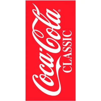 Coca Cola Badehåndklæde 70 x 140 Classic