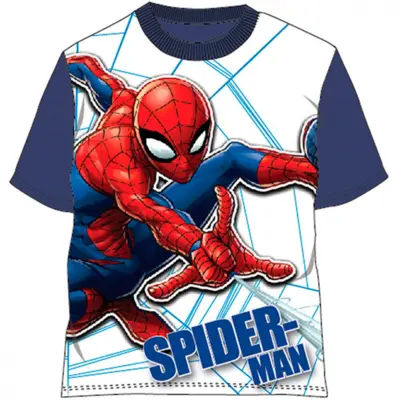Spider-Man Kortærmet T-shirt Navy