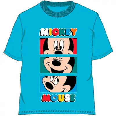 Mickey Mouse Kortærmet T-shirt Blå