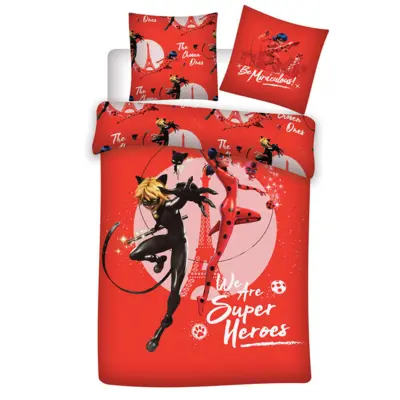 Ladybug Sengetøj 140x200 Super Heroes