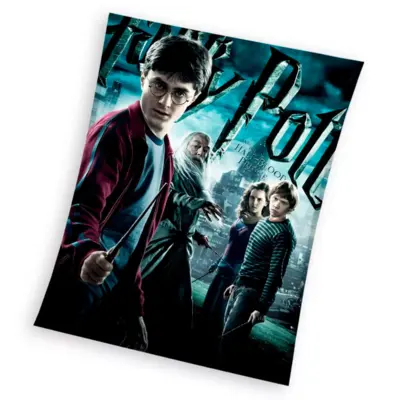 Harry Potter Fleece Tæppe 130 x 170 cm