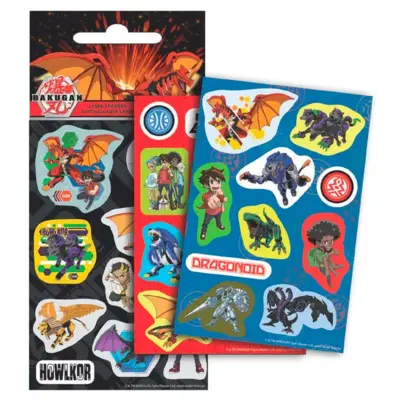Bakugan Holographic Stickers