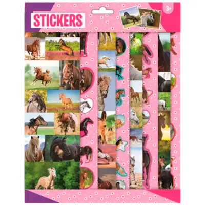 Heste Sticker Sæt 8 Ark