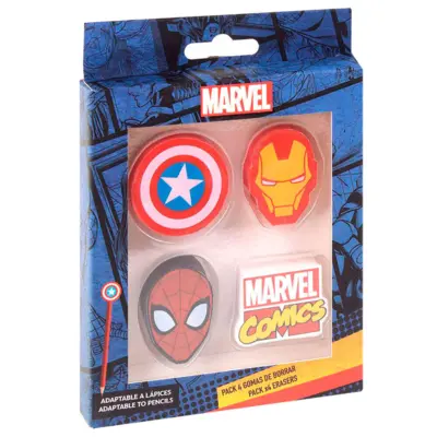 Marvel Avengers Viskelædersæt 4-pak