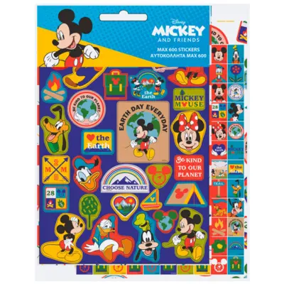 Mickey Mouse Klistermærker 600 stk