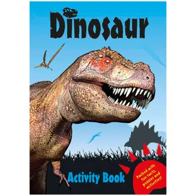 Dinosaur Aktivitetsbog Blå