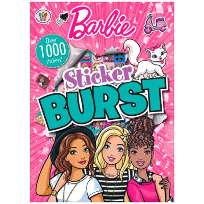 Barbie Sticker og Aktivitetsbog Burst