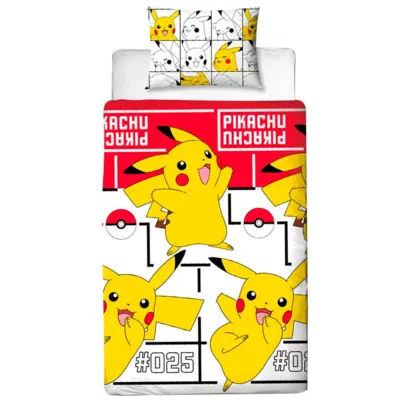 Pokemon Pikachu Sengesæt 2-sidet 140 x 200
