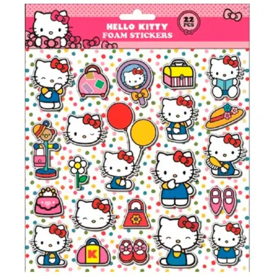 Hello Kitty Skum Klistermærker 22 stk
