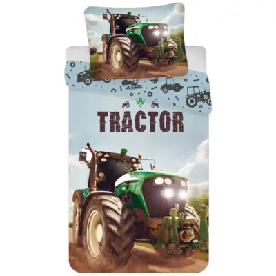 Traktor Sengetøj 140 x 200 cm 2-Sidet