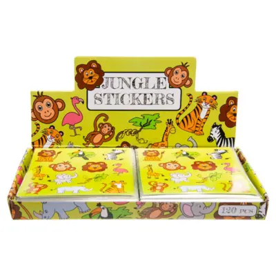 Wild Animals stickers 12 stk. 1-ark