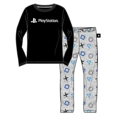 PlayStation Pyjamas Sort Grå
