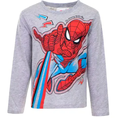 The Amazing Spiderman Langærmet T-shirt grå