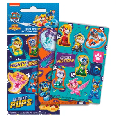 Paw Patrol Mighty Holographic Stickers