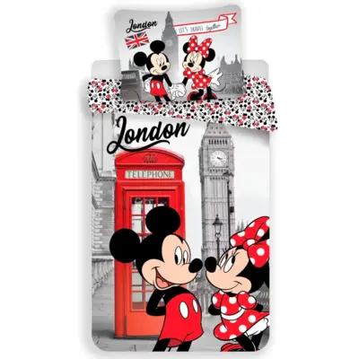 Mickey og Minnie Sengetøj 140 x 200 London