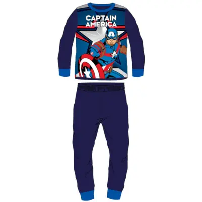 Avengers Captain America Fleece Pyjamas Navy