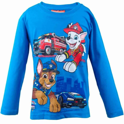 Paw Patrol T-shirt Langærmet Chase og Marshall