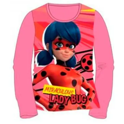Miraculous Ladybug T-shirt Langærmet Lyserød