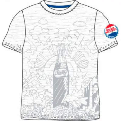Pepsi Cola T-shirt Kort Grå eller Sort