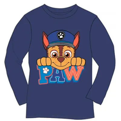 Paw Patrol T-shirt Langærmet Chase Navy