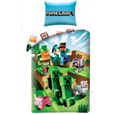 Minecraft Sengetøj 140 x 200 Characters