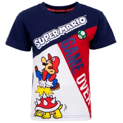 Super Mario T-shirt Kortærmet Game Over