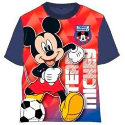 Mickey Mouse T-shirt Kortærmet Fodbold Navy