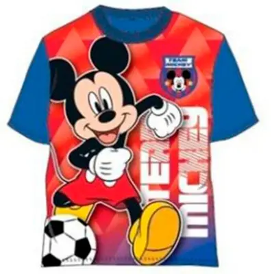 Mickey Mouse T-shirt Kort Team Mickey