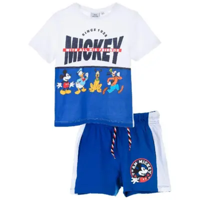 Mickey Mouse Sommersæt T-shirt Shorts