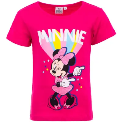 Minnie Mouse T-shirt Kort Pink Minnie