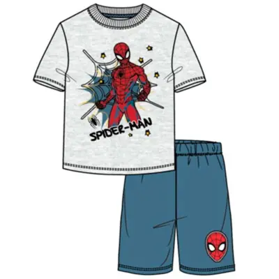Spiderman Kort Pyjamas 6-10 år