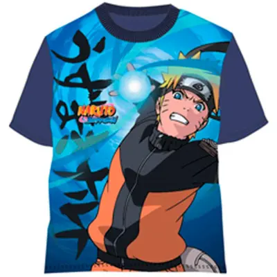 Naruto T-shirt Kortærmet Blå 6-12 år