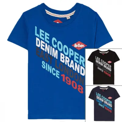 Lee Cooper T-shirt Kortærmet i 3 farver