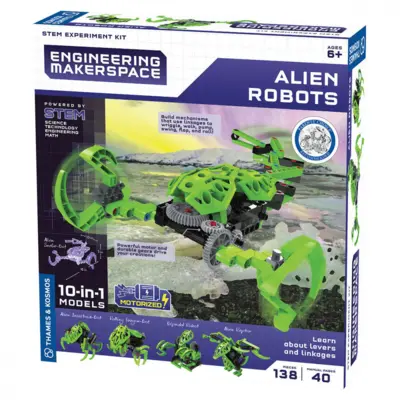 Science Kit Alien Robots Kosmos 138 dele
