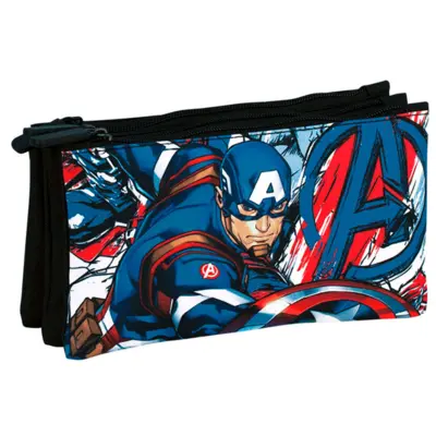 Avengers Penalhus med 3 rum Captain America