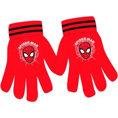 Marvel Spiderman Fingervanter Rød One-Size