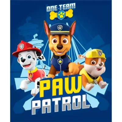 Paw Patrol Fleece Tæppe 100 x 140 One Team